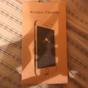 Black wireless charger case never been used